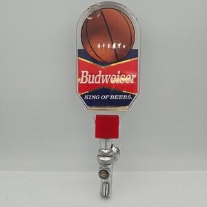 Vintage Budweiser NBA Basketball Acrylic Beer Tap Handle